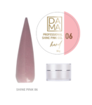 DamaNailArt HEMA&TPO FREE БЛЯСКАВ ИЗГРАЖДАЩ ГЕЛ PINK №06