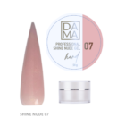 DamaNailArt HEMA&TPO FREE БЛЯСКАВ ИЗГРАЖДАЩ ГЕЛ SHINE NUDE №07