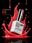 DamaNailArt HEMA&TPO FREE GEL POLISH  Watermelon 01