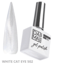 Dama Nail Art HEMA&TPO FREE Gel Polish CAT EYE WHITE 502