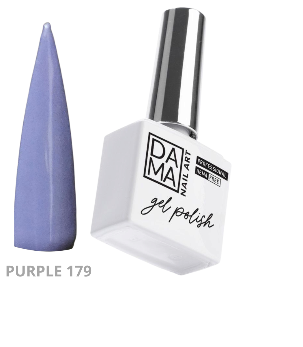 179 DamaNailArt HEMA&TPO FREE ГЕЛ ЛАК PURPLE №179 - Image 1