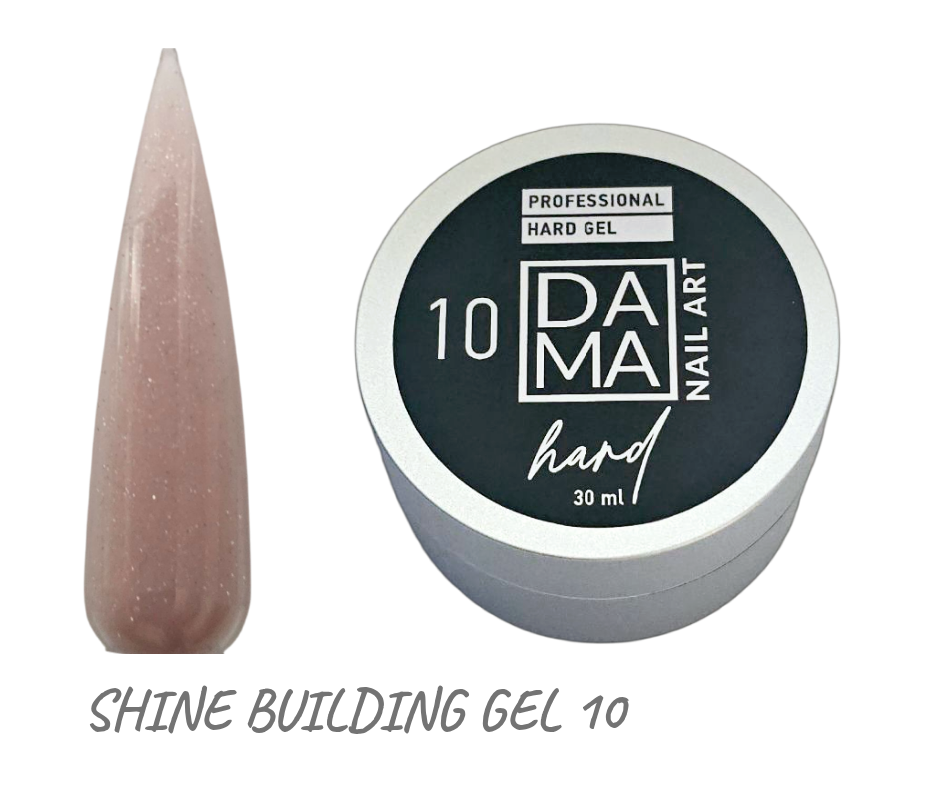 10 DamaNailArt HEMA&TPO FREE ИЗГРАЖДАЩ ГЕЛ 30 G №10 - Image 1